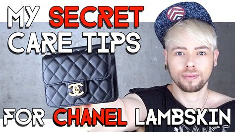 chanel lambskin crease|how to restore lambskin.